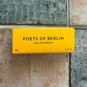 Poets of Berlin perfume travel spray. New in box; unopened.